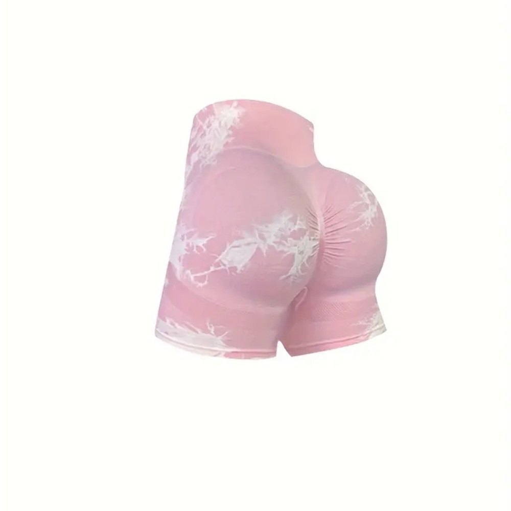 Pink and White Shapewear Shorts